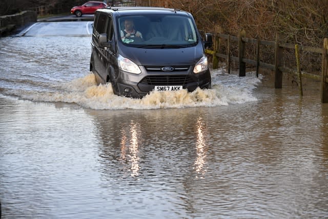 Flood water