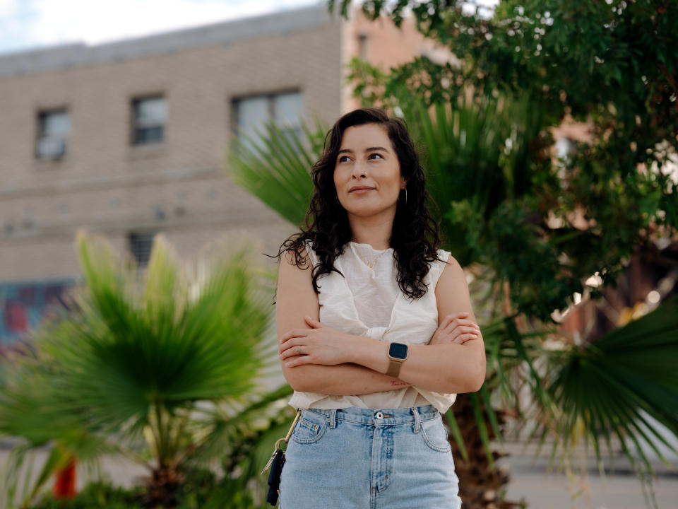 Jocelyn Ramirez, chef y fundadora de Todo Verde, en Los Ángeles, el 5 de septiembre de 2020.  (Rozette Rago/The New York Times)