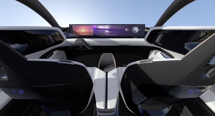 Los nuevos autos eléctricos tienen pantalla 3D.