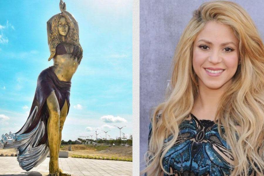 Revelan estatua de Shakira en Colombia: “Es de demasiado para mi corazoncito” 