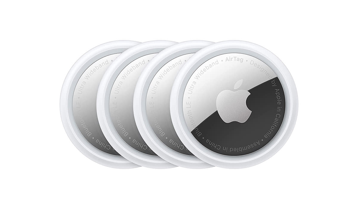 Four Apple Tag buttons