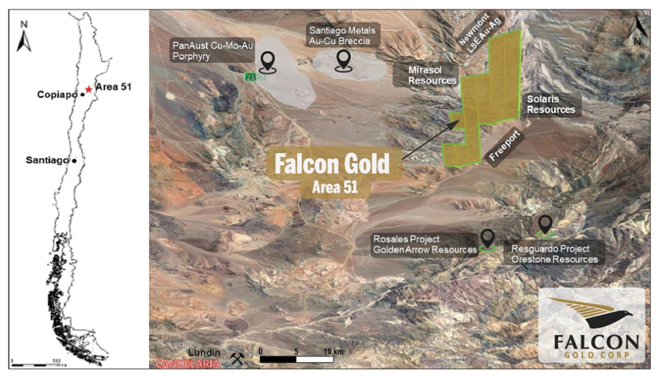 Falcon Gold Corp, Thursday, March 30, 2023, Press release picture