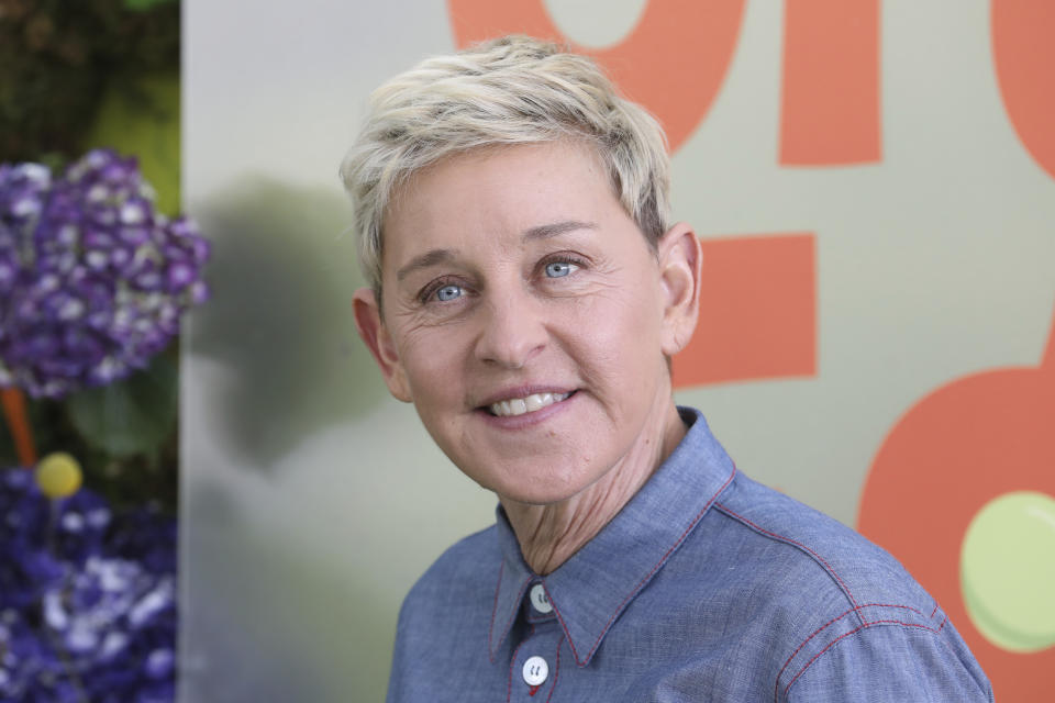 Ellen DeGeneres attends the premiere of Netflix's "Green Eggs and Ham" at the Hollywood American Legion Post 43 on Sunday, November 3, 2019 in Los Angeles. (Photo by Mark Von Holden /Invision/AP)