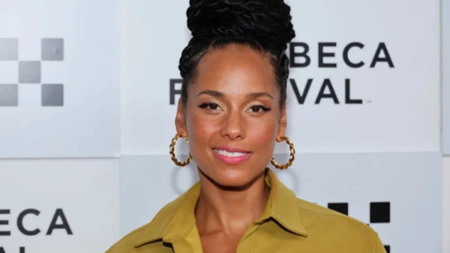 Alicia Keys attends the “Uncharted” premiere during the 2023 Tribeca Festival in June at BMCC Theater in New York City. The singer-songwriter will receive the Ella Fitzgerald Gold Standard Award at next month’s ICE Medal of Honor celebration in Atlanta. (Photo by Theo Wargo/Getty Images for Tribeca Festival)