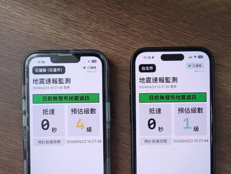 ▲「台灣地震速報」App因相當精準而快速爆紅，累積下載次數超過32萬次，用戶下載數暴增稍早傳出當機。（圖／記者周淑萍攝）