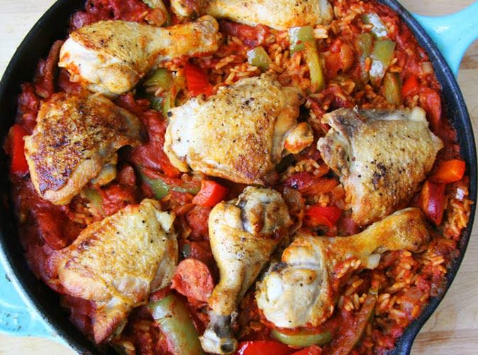 Jambalaya with Chicken and Chorizo