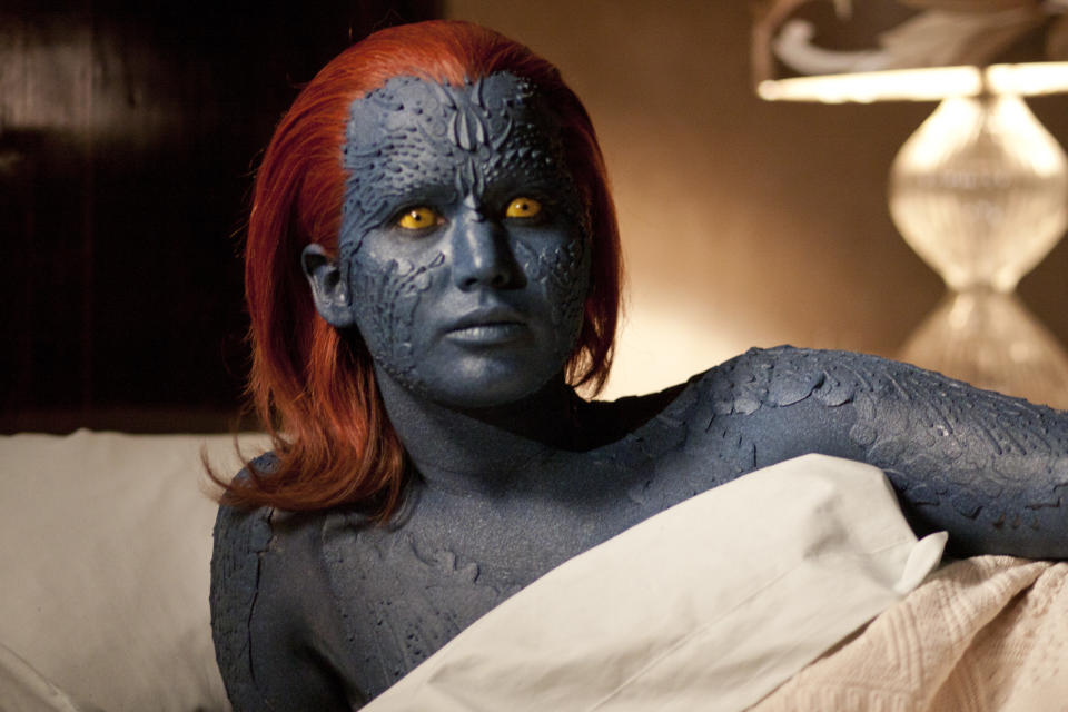 Jennifer replaced Rebecca Romijn as Mystique in the X-Men film franchise starting with&nbsp;<i>﻿X-Men: First Class</i>﻿.