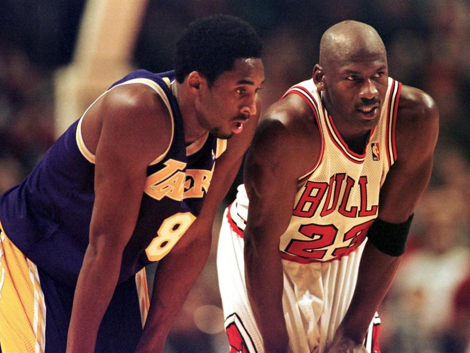 Kobe Bryant and Michael Jordan