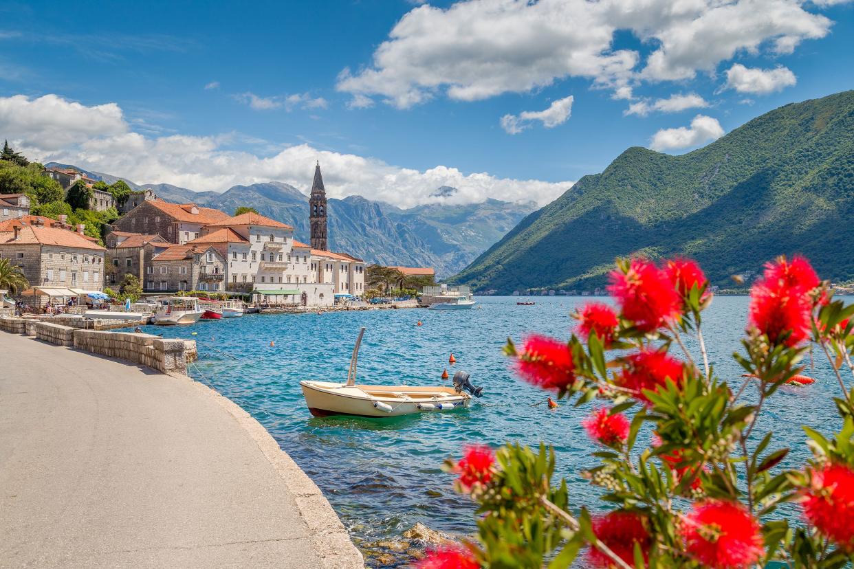 Perast at Bay of Kotor, Montenegro