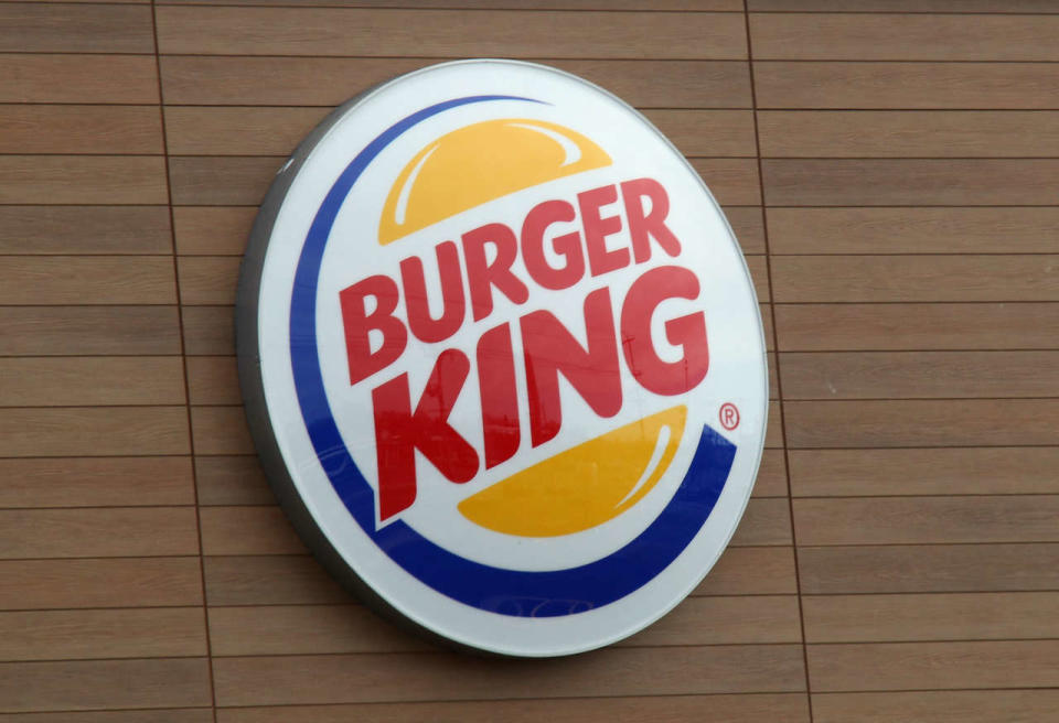 WANTAGH, NEW YORK - MARCH 16: An image of the sign for Burger King as photographed on March 16, 2020 in Wantagh, New York.   Bruce Bennett/Getty Images/AFP (Photo by BRUCE BENNETT / GETTY IMAGES NORTH AMERICA / Getty Images via AFP)