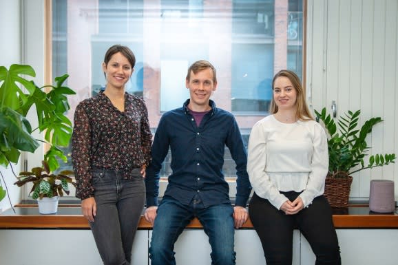 Papukaya founders (left to right): CEO Drussila Hollanda, Johannes Ahvenniemi, and Saara Makinen.