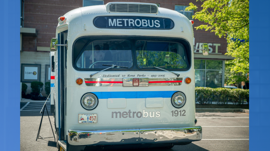 The Rosa Parks Metrobus honors civil rights figure Rosa Parks. (Washington Metropolitan Area Transit Authority)