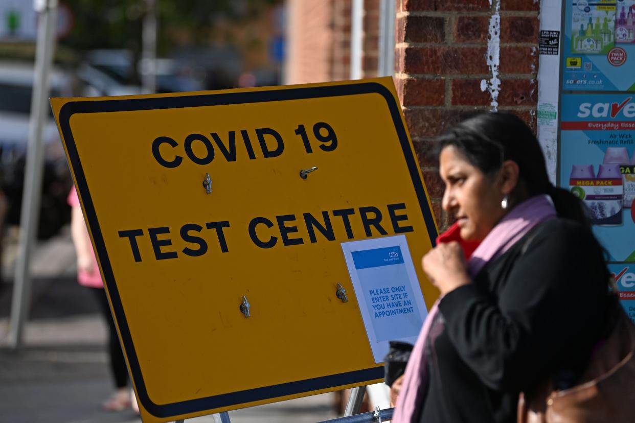 The UK's shortage of diagnostic kits is set to last weeks (AFP via Getty Images)