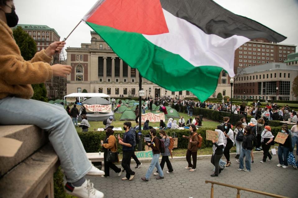 The students are demanding that Columbia divest from Israel. Michael Nagle