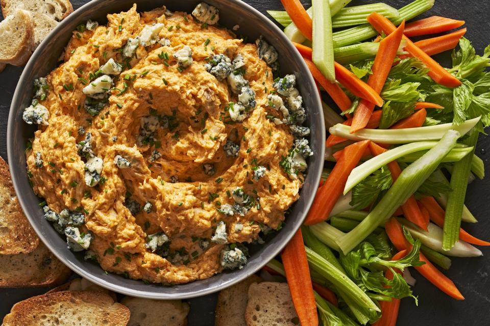 Crockpot Buffalo Chicken Dip