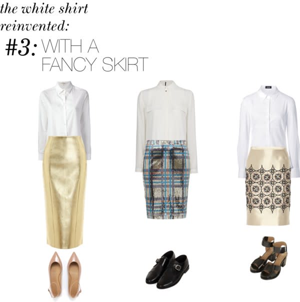 3. With a Fancy Skirt