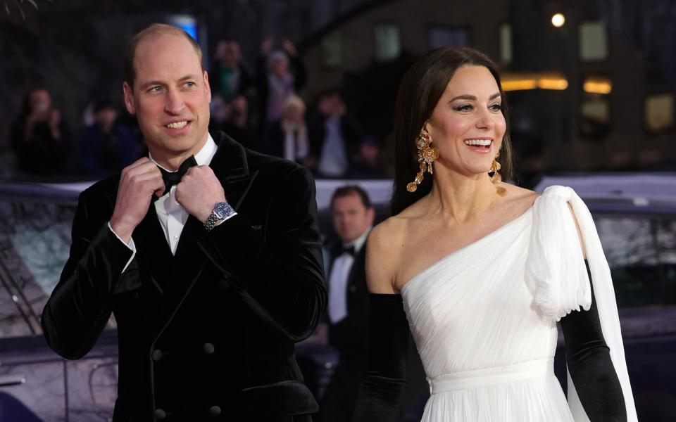 The Prince and Princess of Wales attending the 76th British Academy Film Awards - Chris Jackson