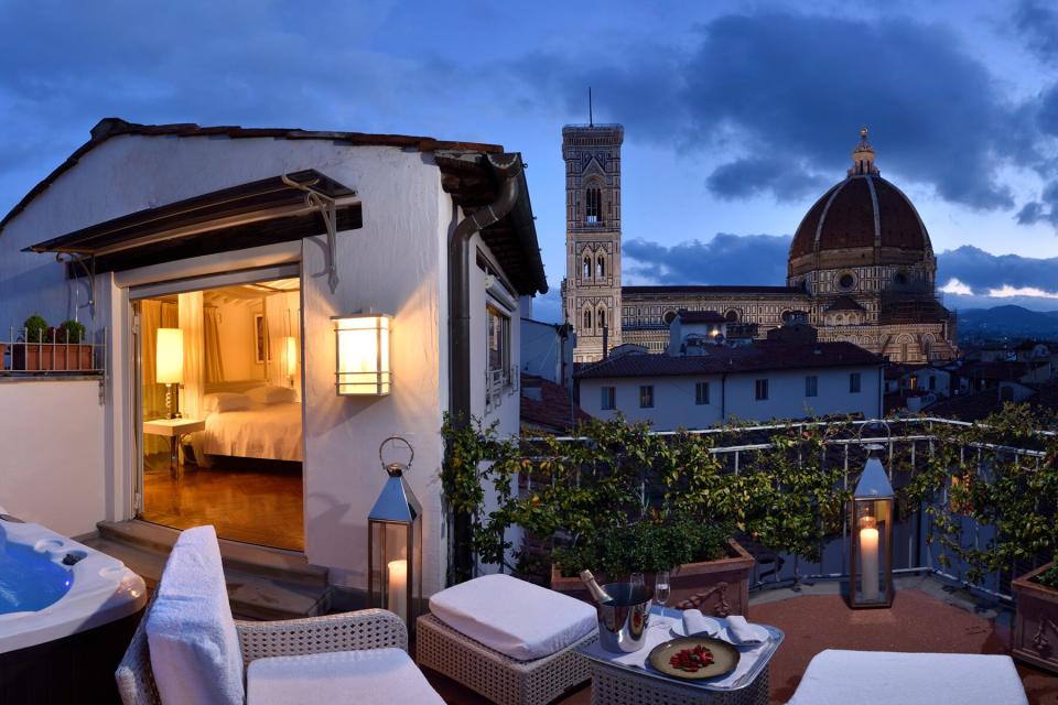 Pool Suite Terrace at Hotel Brunelleschi