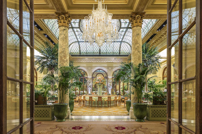 The Palm Court at The Plaza hotel in New York