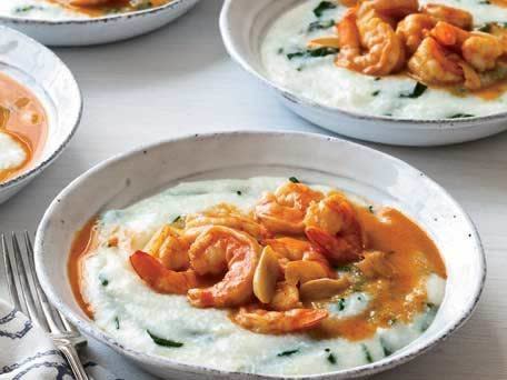 <strong>Get the <a href="http://www.huffingtonpost.com/2011/10/27/smoky-shrimp-and-grits_n_1059206.html">Smoky Shrimp and Grits</a> recipe</strong>
