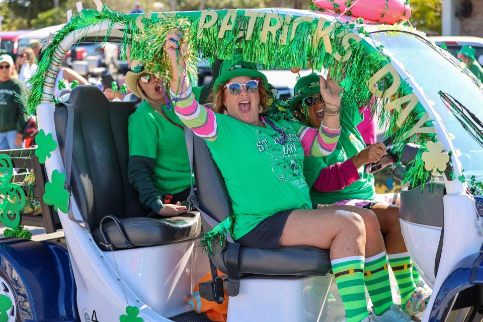 The annual St. Patrick’s Day Parade on Anna Maria Island starts at 4 p.m. Sunday at Holmes Beach City Hall, 5801 Marina Drive.