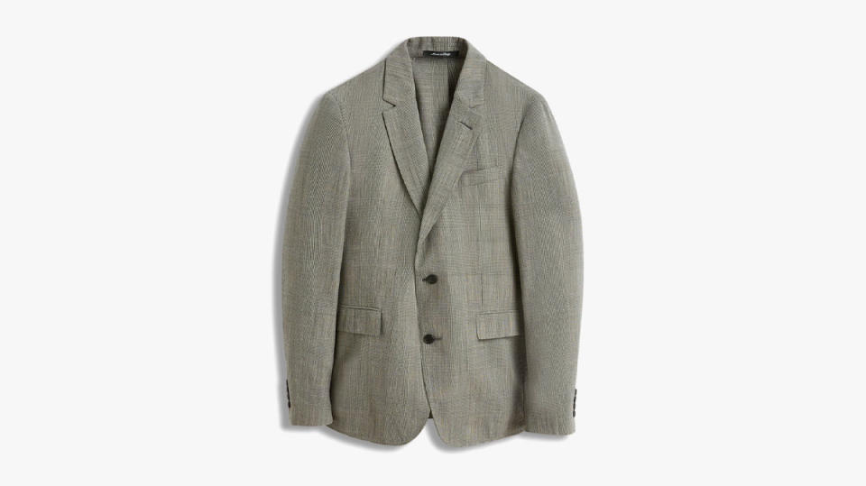 Dunhill Seersucker Glen Check Travel Jacket