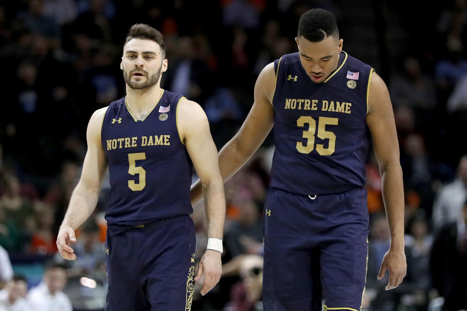 How to assess Notre Dame’s NCAA tournament chances will be one of the committee’s most complicated decisions. (AP)