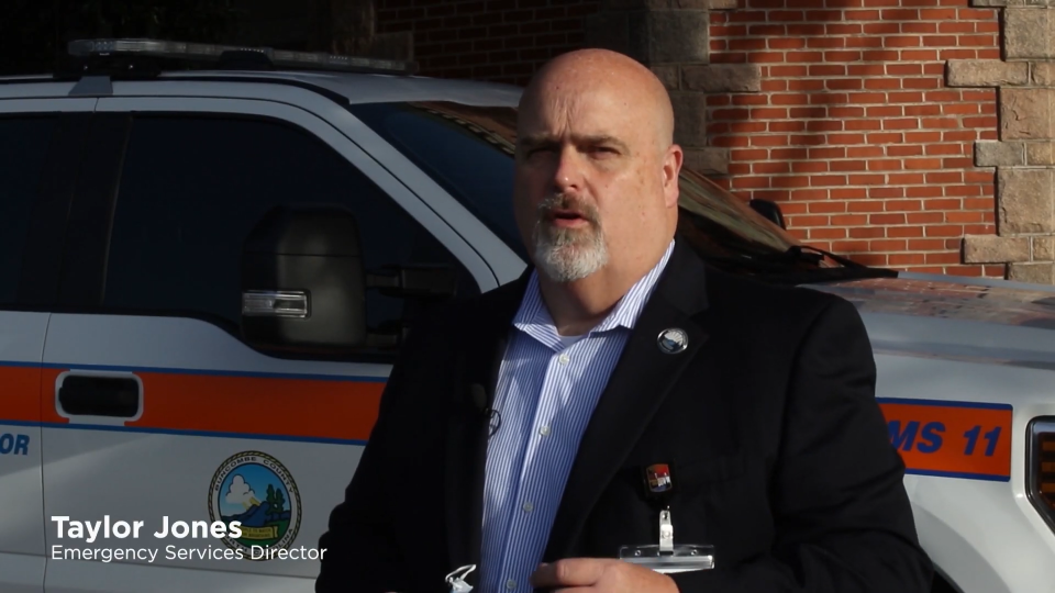 Buncombe County EMS Director Taylor Jones