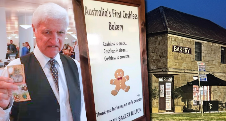 Bob Katter, bakery sign and bakery