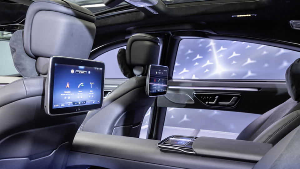 The 2021 Mercedes-Benz S-Class's new MBUX infotainment system