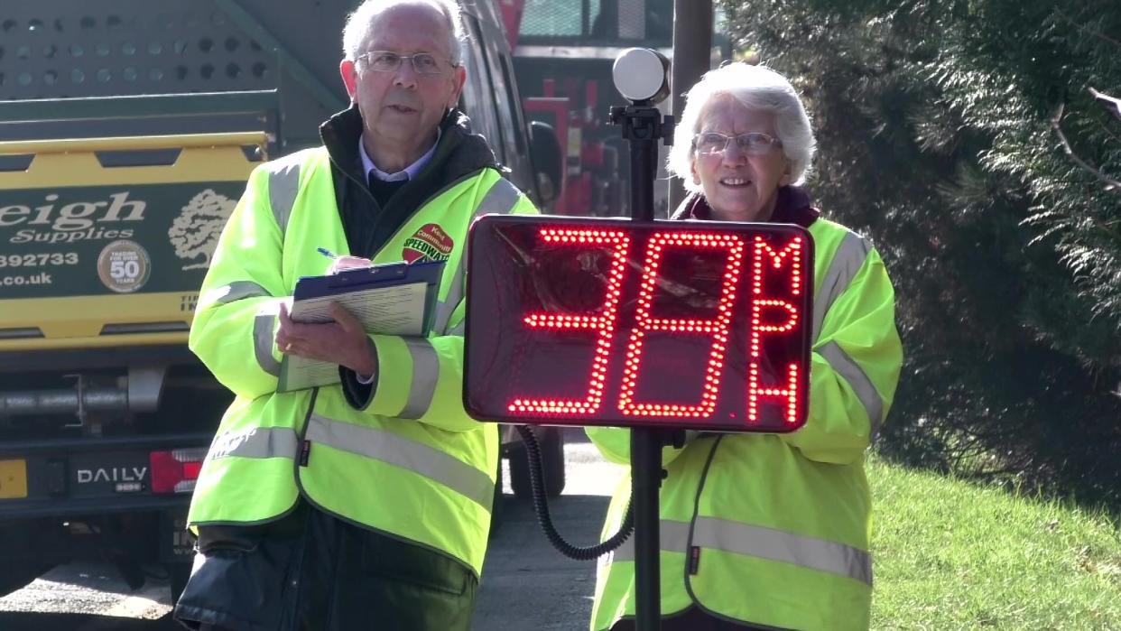 <em>Volunteer traffic wardens in the village of Staplehurst in Kent caught motorists speeding a staggering 133,000 times in a week (Picture: SWNS)</em>