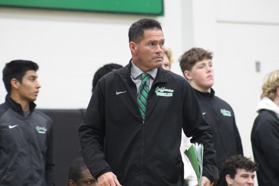 Dublin Coffman wrestling coach Chance Van Gundy has the Shamrocks boys team in position for another OCC-Central title and successful postseason.