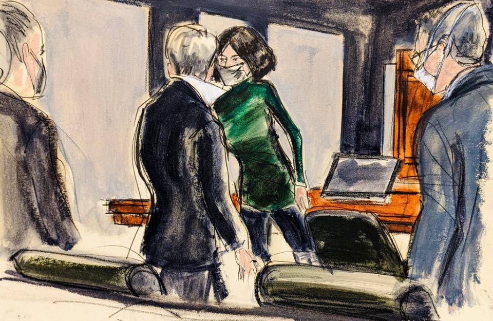 Jeffrey Epstein Maxwell Trial (ASSOCIATED PRESS)