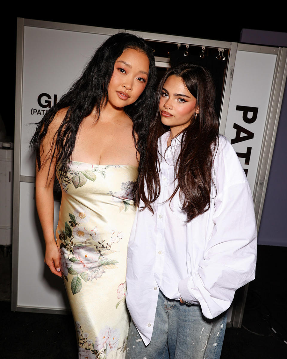 Lana Condor, Ariana Greenblatt at Patrick Ta Product Launch Party