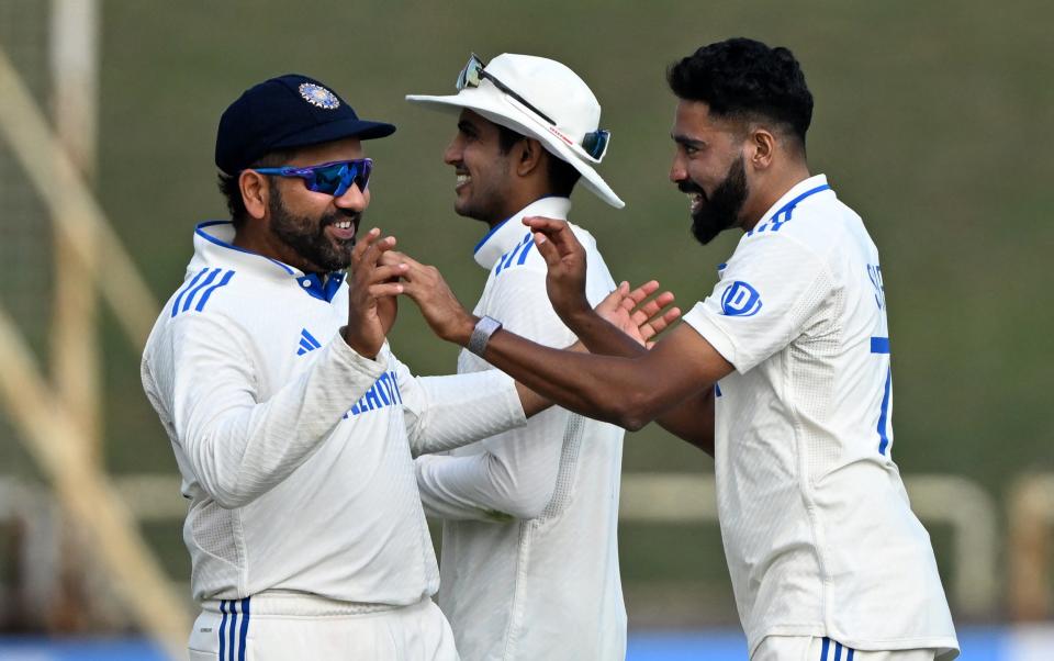 Rohit congratulates Siraj