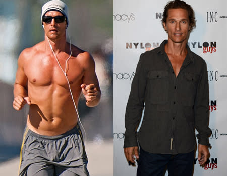 Matthew McConaughey is a scarecrow these days; an emaciated shadow of his former golden, buff self.The actor has shed more than 15 kilos in preperation for a movie role where he plays an AIDs victim, and he certainly is dedicated to this extreme body transformation: "It takes a while for your body to understand that it has to feed off itself, and that you're not going to give it something else from the outside," McConaughey said on the Larry King show. "I should not look healthy by the time I'm doing this."