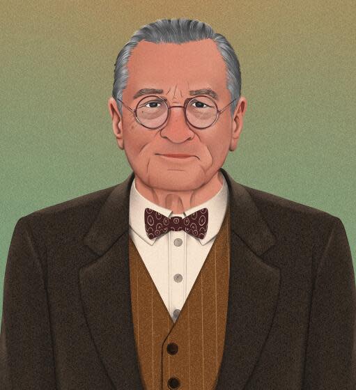 Illustration portrait of Robert De Niro.