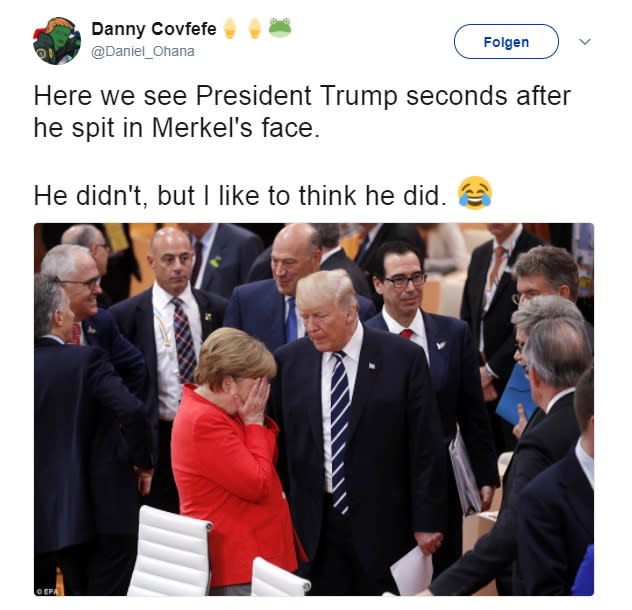 Die besten Merkel und Trump-Memes von G20