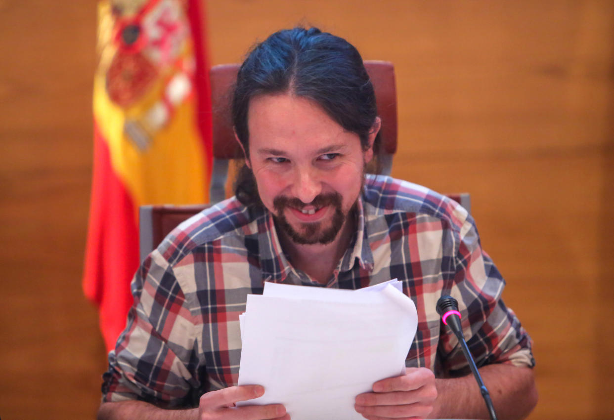 El secretario general de Podemos, Pablo Iglesias. EFE