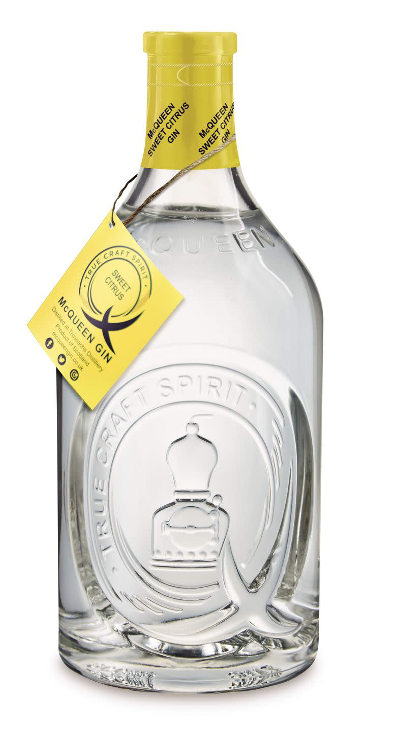 4) McQueen Sweet Citrus Gin, £19.99