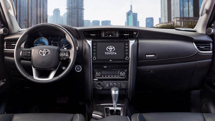 La Toyota SW4 tiene una gran calidad interior.