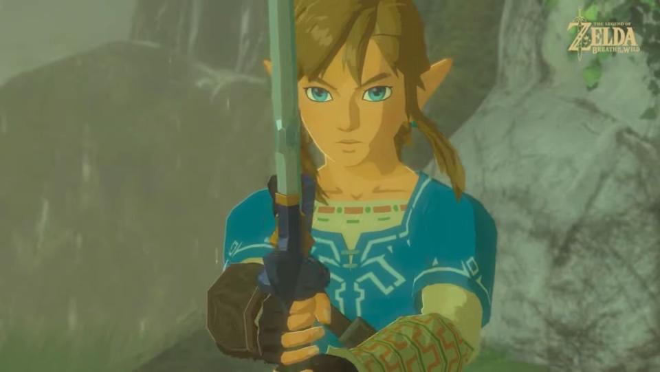 Découvrez Ce Qui S'Est Passé Dans L'Histoire De The Legend Of Zelda Breath Of The Wild Avec Un Récapitulatif Vidéo.  Lien Tenant L'Épée