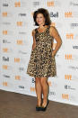 WORST: We're sure "Saving Hope" star Wendy Crewson was going for "casually tousled and care-free" with that hair, but it comes off as messy and much too big. Add to that the unfortunately leopard print dress (which may have worked if it were cut with a more flattering neckline) and the gold lamé flowers on her shoes, and this entire look just doesn't work.