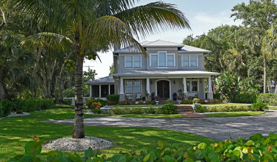 This six-bedroom home at 500 Bayshore Drive on Terra Ceia Island with a private dock on 2.08 acres is for sale. Asking price for the 6,350-square-foot home is $3.5 million.