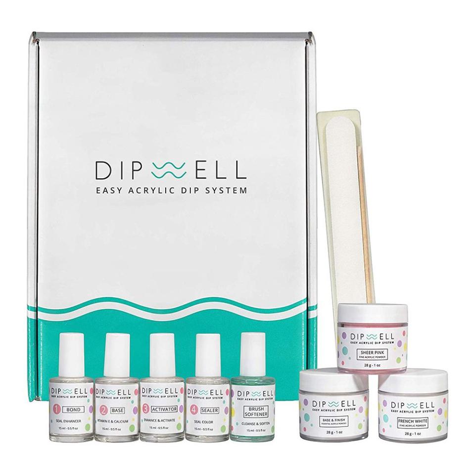 <p><a href="https://go.redirectingat.com?id=74968X1596630&url=https%3A%2F%2Fwww.dipwell.co%2Fproducts%2Fdipping-nail-starter-kit-classic-color-collection&sref=https%3A%2F%2Fwww.bestproducts.com%2Fbeauty%2Fg29669666%2Fnail-gift-sets%2F" rel="nofollow noopener" target="_blank" data-ylk="slk:Shop Now;elm:context_link;itc:0;sec:content-canvas" class="link ">Shop Now</a></p><p>Dipping Nail Starter Kit</p><p>dipwell.com</p><p>$69.97</p>