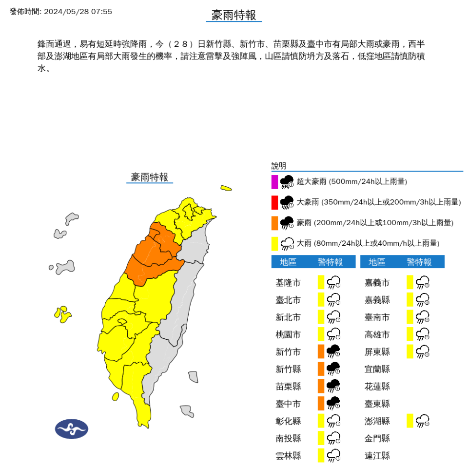 （圖取自中央氣象署網站）