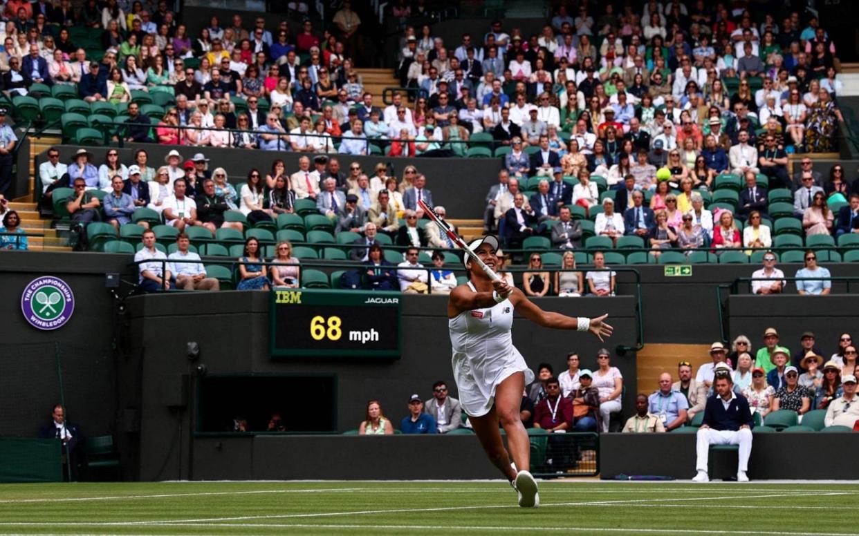 Heather Watson pleads fans Wimbledon attendances slump - AFP