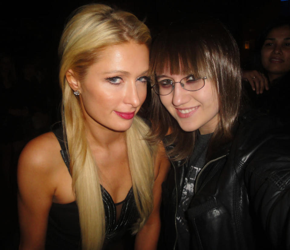 "Paris Hilton and me :) I see Paris soo much and she's such a sweetheart! Saw her, her mom and her dad tonight. Was great chatting with her. Looking forward to all of her upcoming projects :) Great having her back in L.A. "