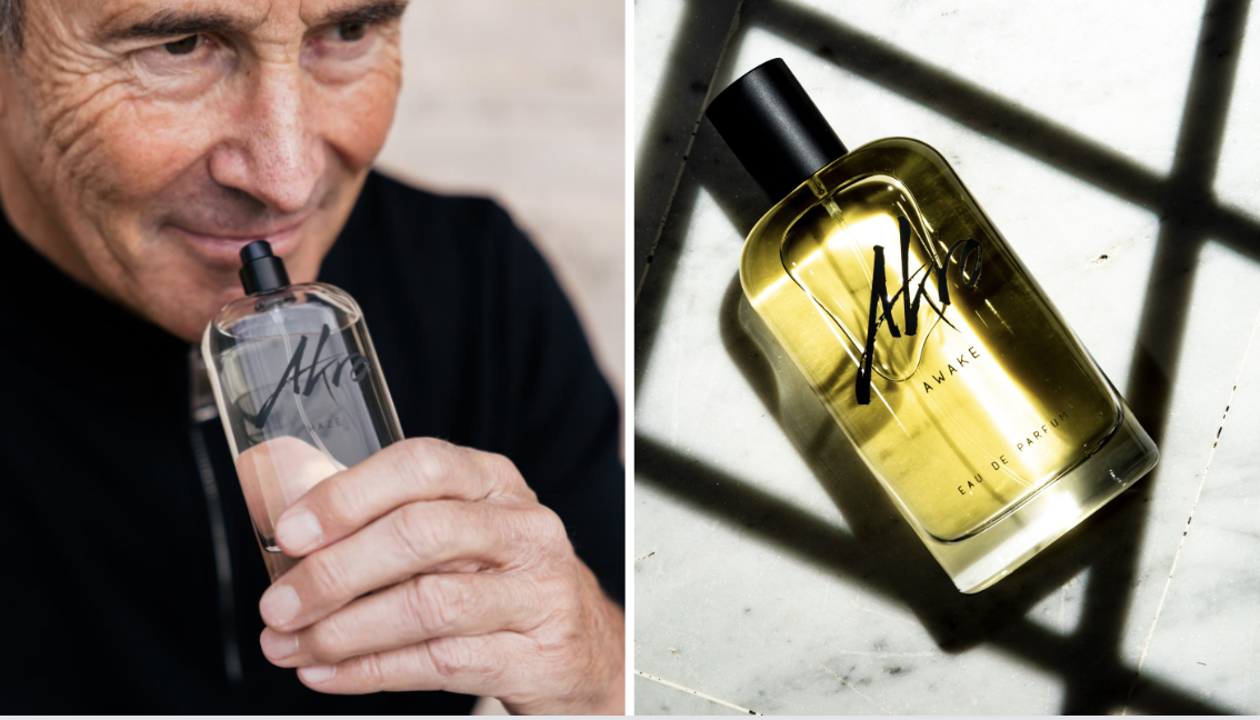 Master perfumer Olivier Cresp and his latest creation, Awake for Akro Fragrances. PHOTO: Akro
