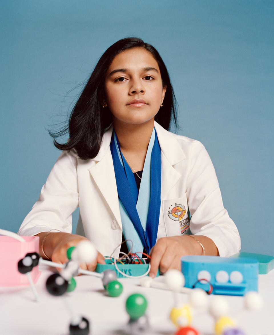 Gitanjali Rao loves to problem-solve and experiment with everything from artificial-intelligence technology to baking<span class="copyright">Sharif Hamza for TIME</span>